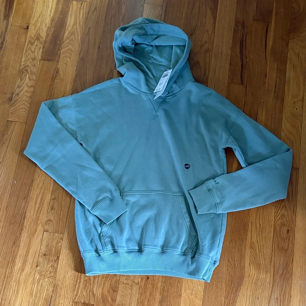 abercrombie kids light green hoodie sweatshirt